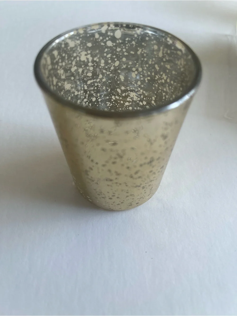 Ashland Gold Speckled Mercury Glass Candle Holders